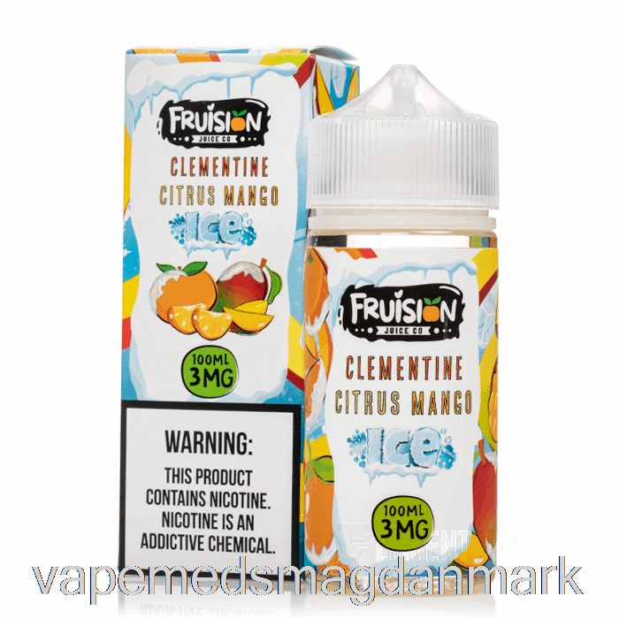 Vape Juice Er Clementine Citrus Mango - Frugt Juice Co - 100ml 3mg